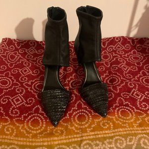 Elie Tahari 38.5 Leather Pointed Shoes